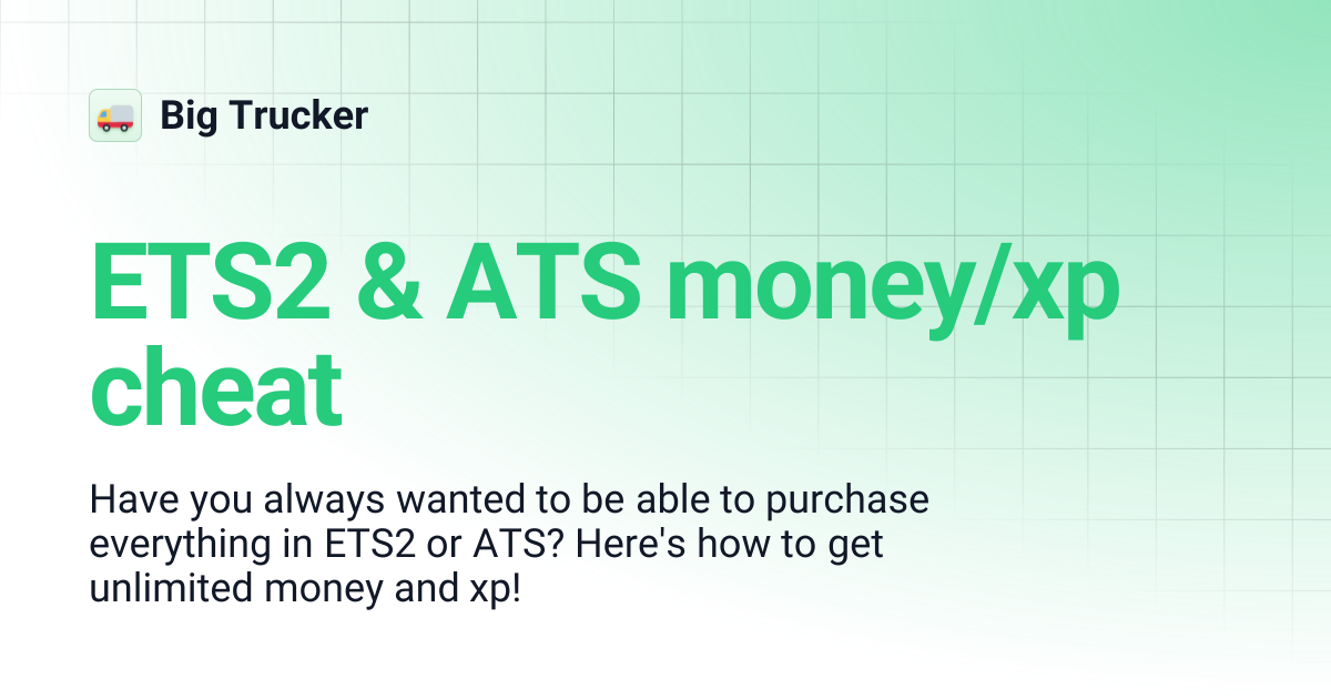Ats Money Cheat Code _ Money And Xp Hack Ats – ZRPIV